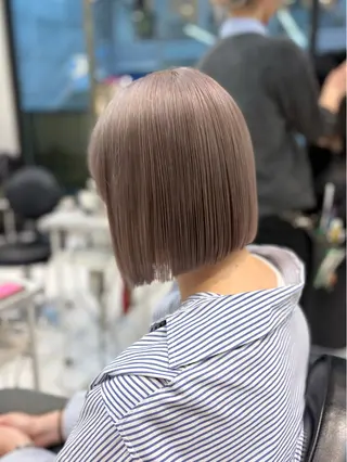 ミディアム カラー 色落ち綺麗🩰ハイ トーン🎀RINKAのヘアスタイル