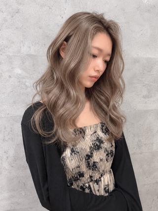 セミロング カラー Grow by NYNY 打越裕樹のヘアスタイル