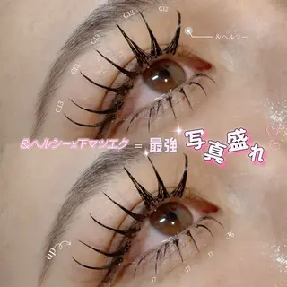 マツエク・マツパ 🎀LEDパリエクN o1韓ドルEYE🎀のマツエク・マツパデザイン