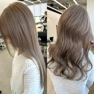 カラー 新美 蓮のヘアスタイル