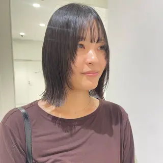 ミディアム 🎟ブリーチなし/艶 /暖色🎀くるみのヘアスタイル