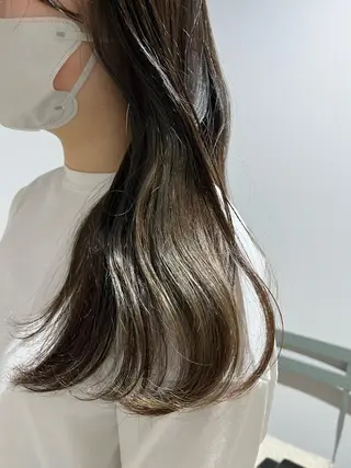 ロング カラー 透明感ケアカラー/ レイヤー/ryokaのヘアスタイル