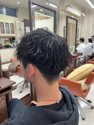 ショート パーマ メンズ 🧊メンズ特化🧊 高木航希のヘアスタイル