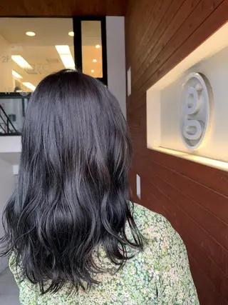 セミロング カラー IORI #韓国ヘア#髪質改善のヘアスタイル