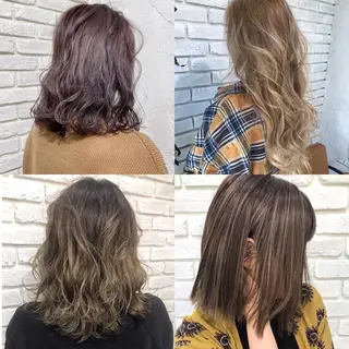 セミロング カラー レイヤーカット🪽 MARINA🦩のヘアスタイル