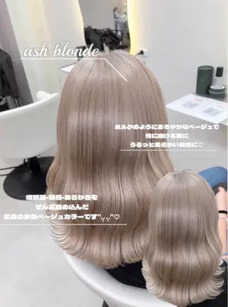 ミディアム カラー ヘアアレンジ メンズ 🩶透明感カラー 池袋/mei🩶のヘアスタイル