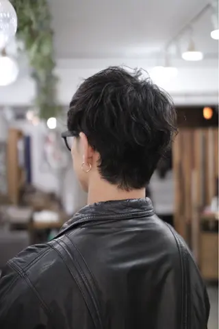ショート パーマ メンズ 木村陸弥🌿似合わせ 再現性メンズヘアのヘアスタイル