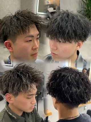 カラー パーマ メンズ 札幌メンズ指名 No. 1/光👑のヘアスタイル