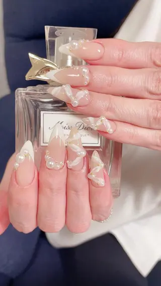 ロング カラー ネイル Petite Cannelleのネイルデザイン