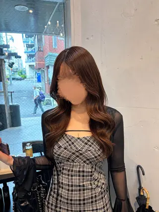 セミロング ヘアアレンジ 🌙髪質改善カラー Momoka🦋のヘアスタイル
