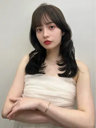 ミディアム PULSE ASAHIのヘアスタイル