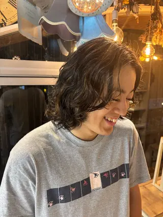 カラー メンズ メンズカットパーマ/ ヘアセット🎀Amiのヘアスタイル