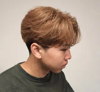 ショート パーマ カラー メンズ 【イケメン風パーマ】 SHOFYのヘアスタイル