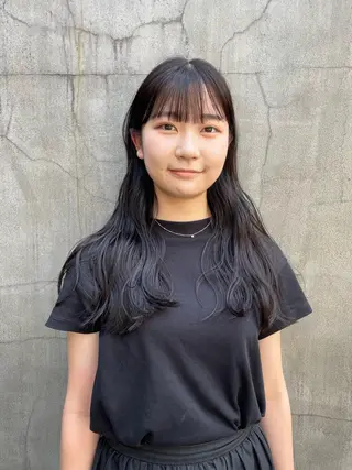 ロング カラー パーマ ヘアアレンジ くびれレイヤー/艶 カラー　MADOKAのヘアスタイル
