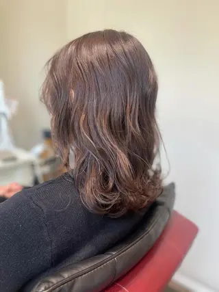 ミディアム 植野 由也のヘアスタイル