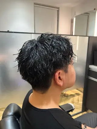 パーマ メンズ 💈きかわ あさひ💈のヘアスタイル