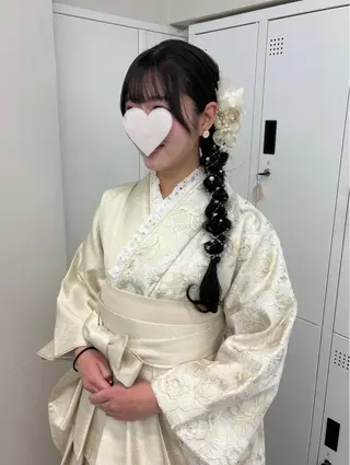 ヘアアレンジ エクステ🤎うる艶 カラー┆横浜みいなのヘアスタイル