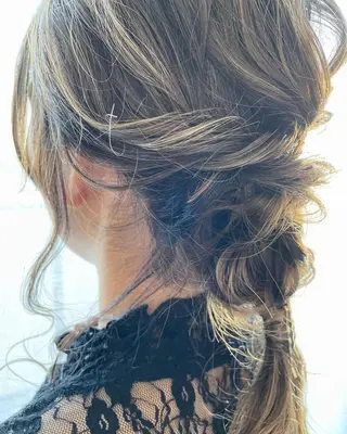 ミディアム カラー ヘアアレンジ 沖縄東京2拠点美容師 mamicoのヘアスタイル