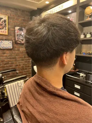 ミディアム メンズカット ひでよしのヘアスタイル