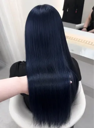 セミロング カラー ヘアアレンジ 🖤kana韓国ヘア 艶髪カラー特化🖤のヘアスタイル