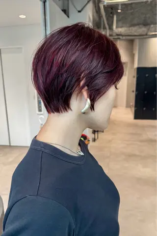 ショート 小田 晃瑛のヘアスタイル