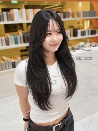 ロング カラー 大人韓国レイヤ ー特化|角岡泉希🩶のヘアスタイル