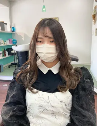 セミロング ヘアアレンジ 田牧 みゆきのヘアスタイル