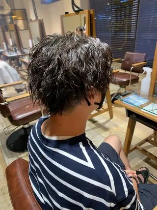 パーマ メンズ 💖クボ モモ💖のヘアスタイル