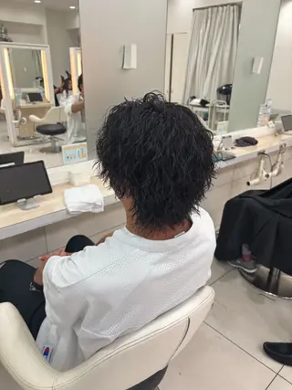 パーマ メンズ keany錦糸町 ハセベユウのヘアスタイル