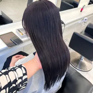 ロング カラー NANO/ ブリーチ×レイヤーのヘアスタイル