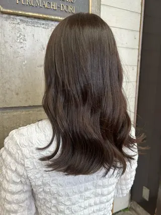 ミディアム カラー yoro /ミホのヘアスタイル