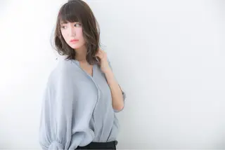 ミディアム 髪質改善✨艶髪 韓国ヘア 池内 祐樹のヘアスタイル