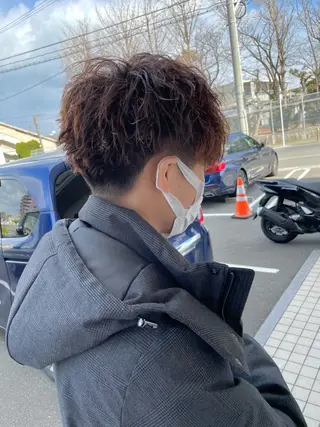 ショート パーマ 竹葉 如起のヘアスタイル