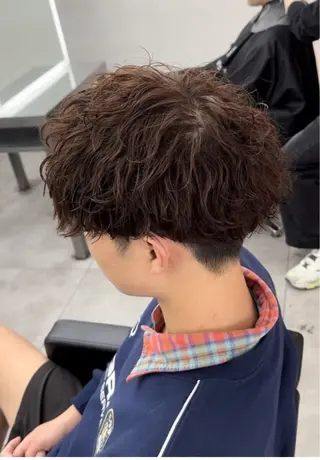 パーマ メンズ メンズ特化✨️ 右田 聖妃のヘアスタイル
