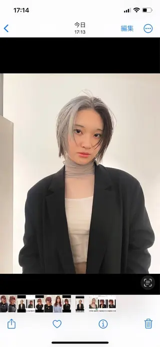ショート カラー HIBIKI/原宿 ハッシュカット🪄のヘアスタイル