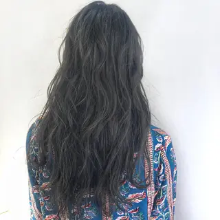 セミロング カラー 店長 大方康暉のヘアスタイル