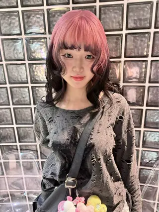 ミディアム Noe🎀 梅田美容師のヘアスタイル