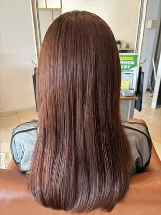 カラー 沖本 あやののヘアスタイル