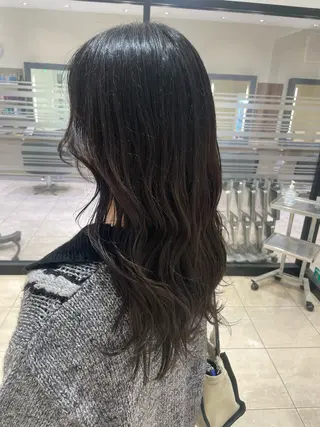 ロング ふわっと抜け感🫧 ブラウンベージュ🤎のヘアスタイル
