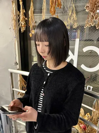 ミディアム ウルフ レイヤー パーマ🪐MANAのヘアスタイル