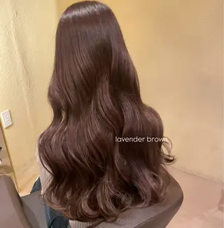 ロング カラー coco♡ 韓国hairのヘアスタイル