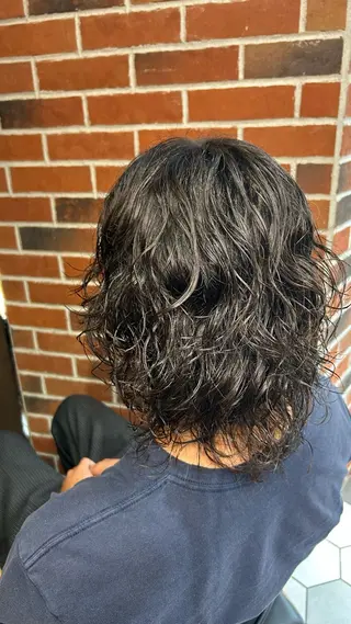 パーマ メンズ ハイトーン🎨/ パーマ🌀/堀江輝起のヘアスタイル
