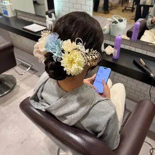 ロング ヘアアレンジ 🎀ヘアアレンジ 🎀ななみのヘアスタイル