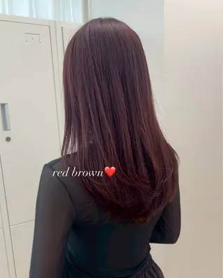 セミロング カラー ❤︎ KOHARU ❤︎のヘアスタイル