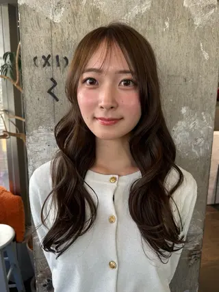 カラー 透明感カラー /あつなのヘアスタイル