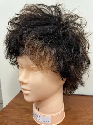 ショート パーマ メンズ 浅岡 昭汰のヘアスタイル