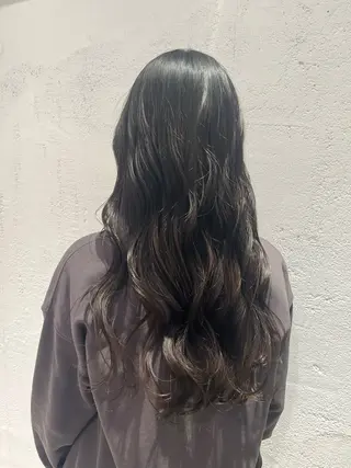 ロング 大人カラー✳︎ボブ 横関由美のヘアスタイル