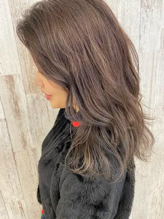 ロング カラー Oopsレイヤー 加藤澄都のヘアスタイル