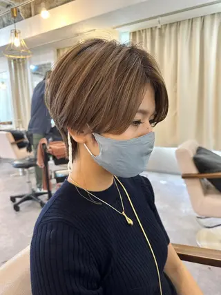 ショート カラー 🍋似合わせ✖️ ショートヘア🍋早田のヘアスタイル