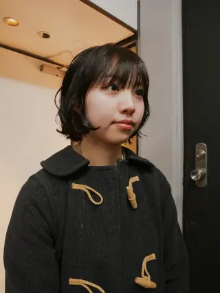 ショート カラー パーマ 🌿ボブ パーマ高橋啓太🌿のヘアスタイル